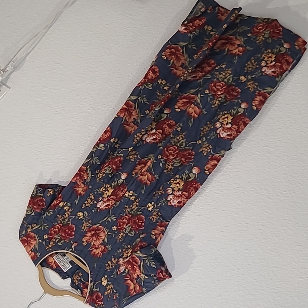 Vintage Jessica Howard cottagecore floral dress size 8 petite